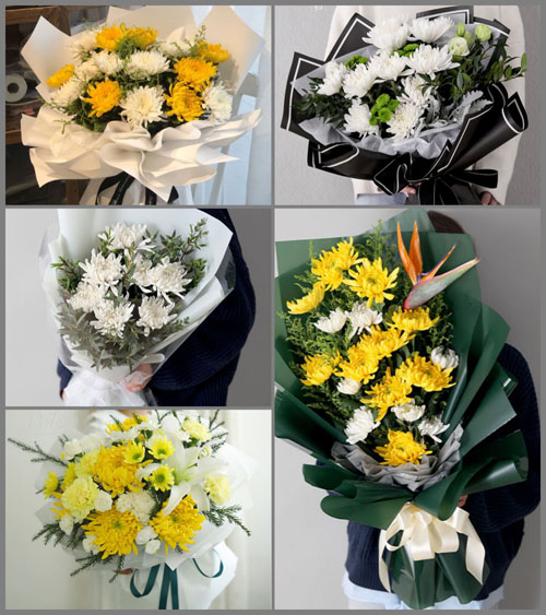 广东揭阳市榕城区仙桥街道西岐村白事花束代送